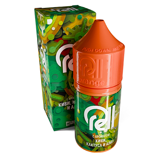 Ароматизатор RELL Orange - Kiwi Cactus Aloe (киви, кактус и алоэ) 14мл
