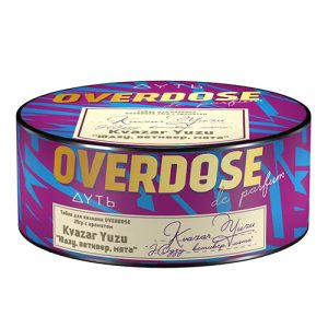 Табак для кальяна Overdose (Овердос) - Kvazar Yuzu (Юдзу, Ветивер, Мята) 25гр.