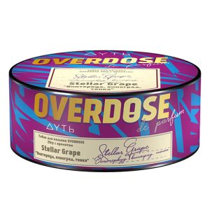 Табак для кальяна Overdose (Овердос) - Stellar Grape (Винтервуд, Виноград, Тонка) 25гр.