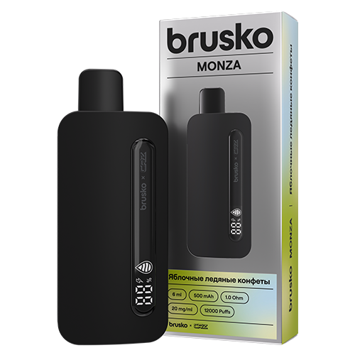 BRUSKO Monza by CRZ 12000 - Яблочные Ледяные Конфеты