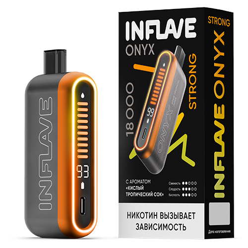 INFLAVE ONYX STRONG 18000 - Кислый Тропический Сок