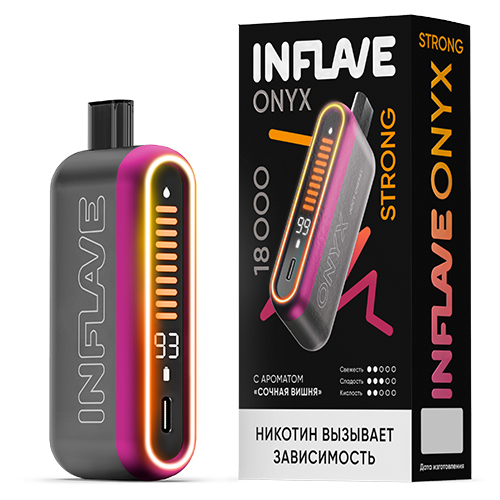 INFLAVE ONYX STRONG 18000 - Сочная Вишня