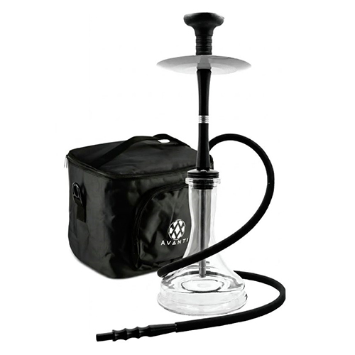 Кальян Avanti Large (черный, диффузор, шланг, мундштук, колба, сумка, чаша, щипцы)