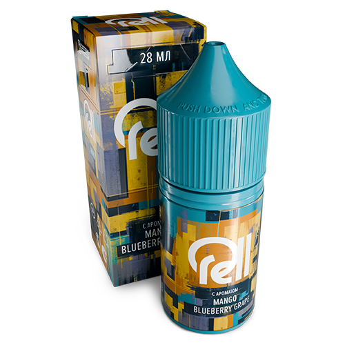 Ароматизатор RELL Azure - Mango Blueberry Grape (манго, черника и виноград) 14мл