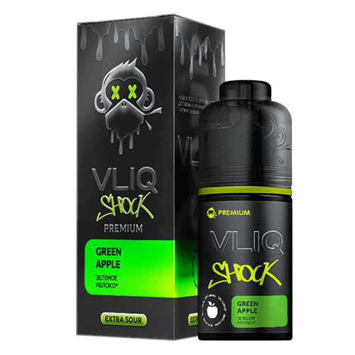 Ароматизатор VLIQ Shock PREMIUM - Зеленое яблоко (Green Apple) 12мл