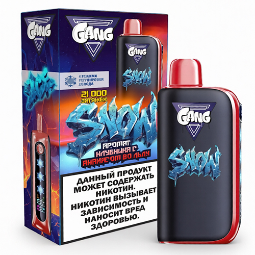 GANG SNOW 21000 - Клубника с Ананасом во Льду