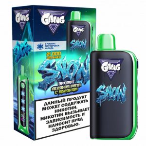 GANG SNOW 21000 - Ледяная Мята с Яблоком