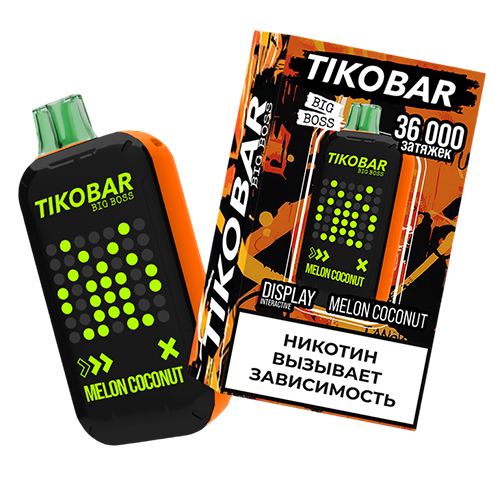 TIKOBAR Big Boss 36000 - Melon Coconut (Дыня Кокос)