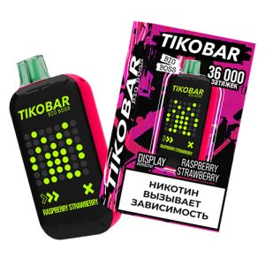 TIKOBAR Big Boss 36000 - Raspberry Strawberry (Малина Клубника)