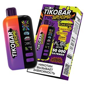 TIKOBAR SuperCombo 50000 - Aloe Grape (Алоэ Виноград)