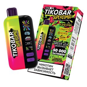 TIKOBAR SuperCombo 50000 - Green Tea Grapefruit (Зеленый Чай с Грейпфрутом)