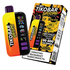 TIKOBAR SuperCombo 50000 - Orange Pineapple Mango (Апельсин Ананас Манго)
