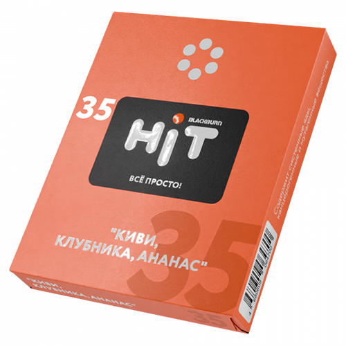Табак для кальяна BlackBurn HIT (Блэк Берн Хит) - Киви, Клубника, Ананас 30гр.
