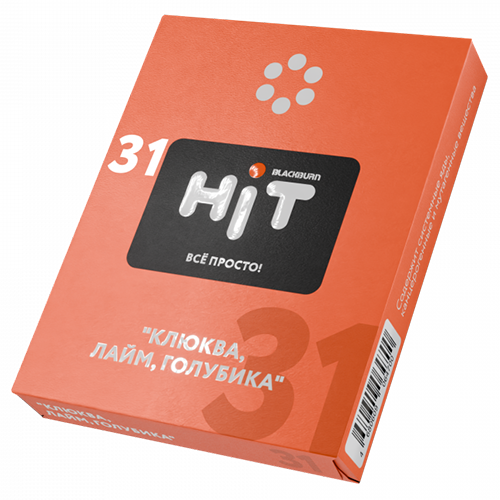 Табак для кальяна BlackBurn HIT (Блэк Берн Хит) - Клюква, Лайм, Голубика 30гр.